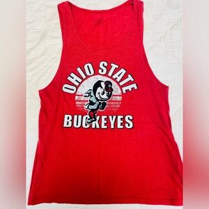 Ohio State Buckeyes Red Tank Top